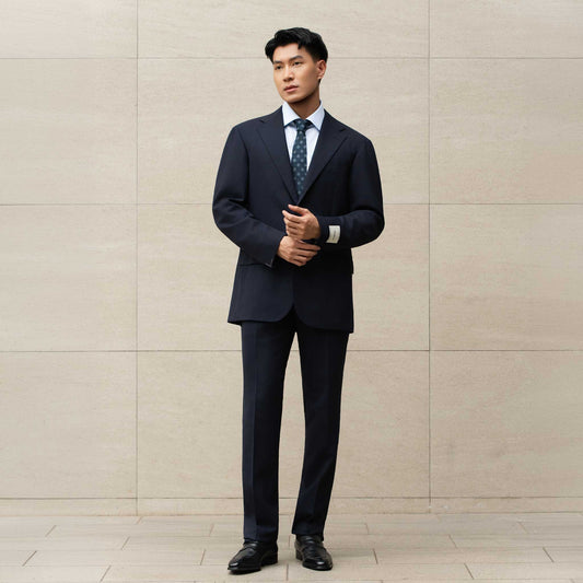 Ring Jacket Japan Signature Balloon 2-Piece Suit - Navy