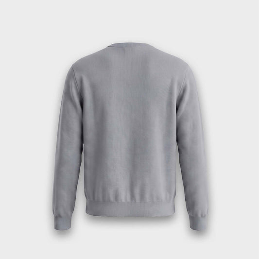 Classic Crew-Neck Sweater - Grey