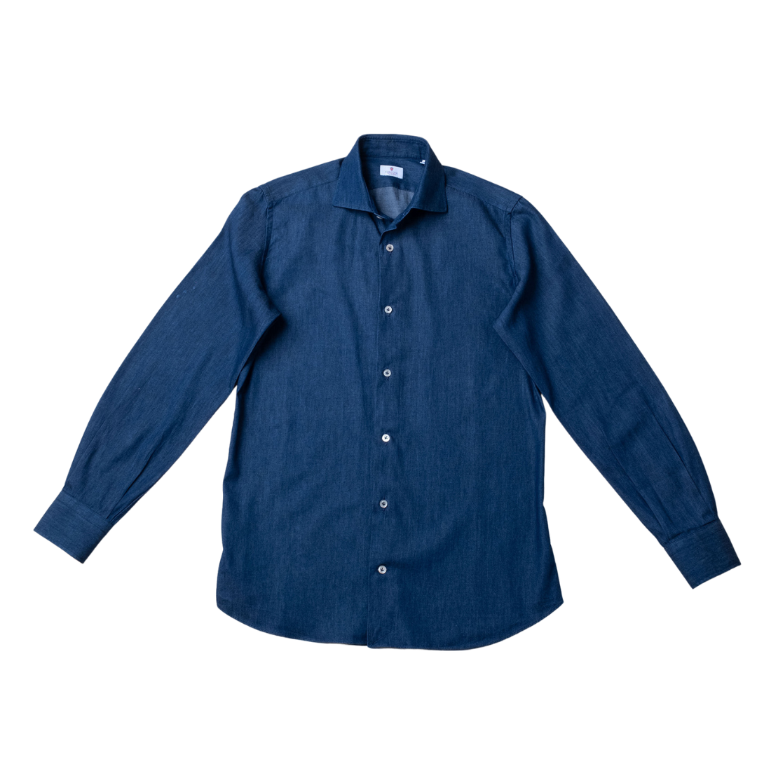 Classic Indigo Denim Long Sleeve Shirt