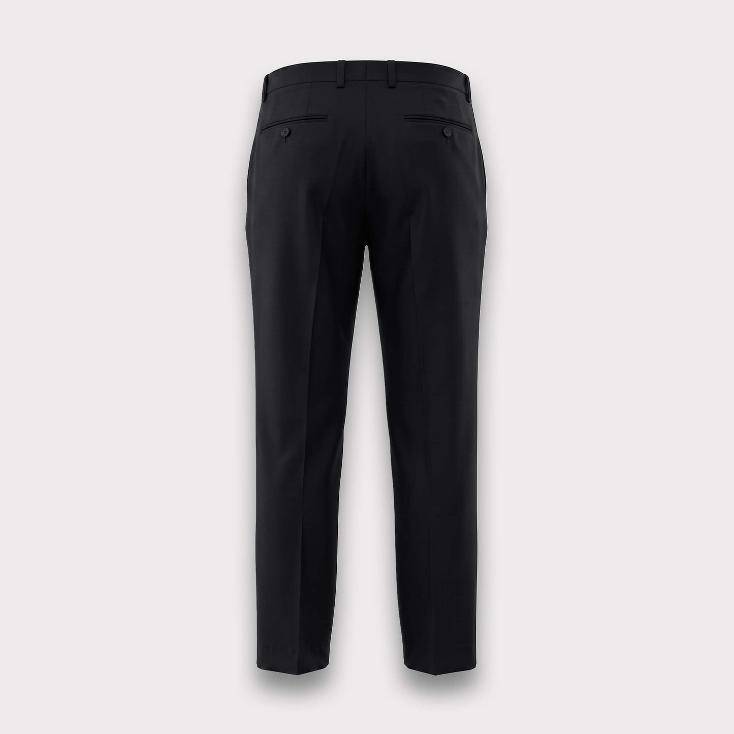 Classic Wool Suit Pant - Black