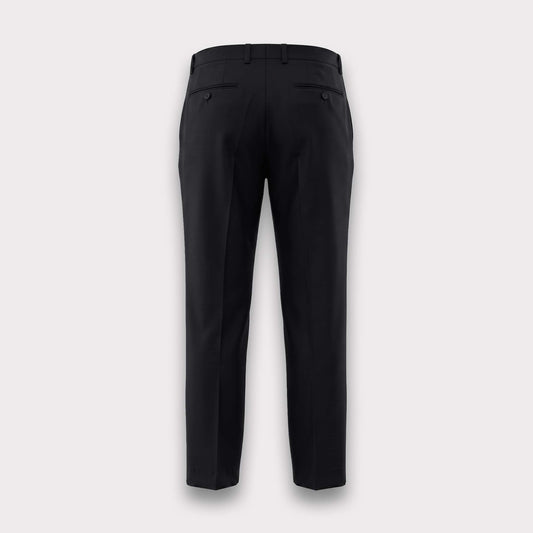Classic Wool Suit Pant - Black