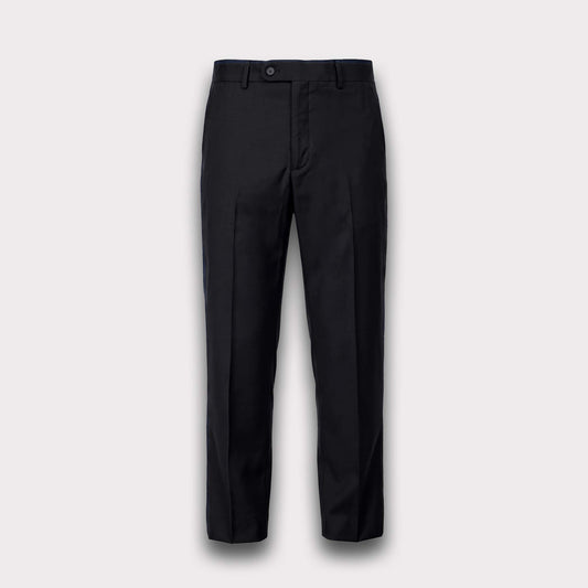 Classic Wool Suit Pant - Black