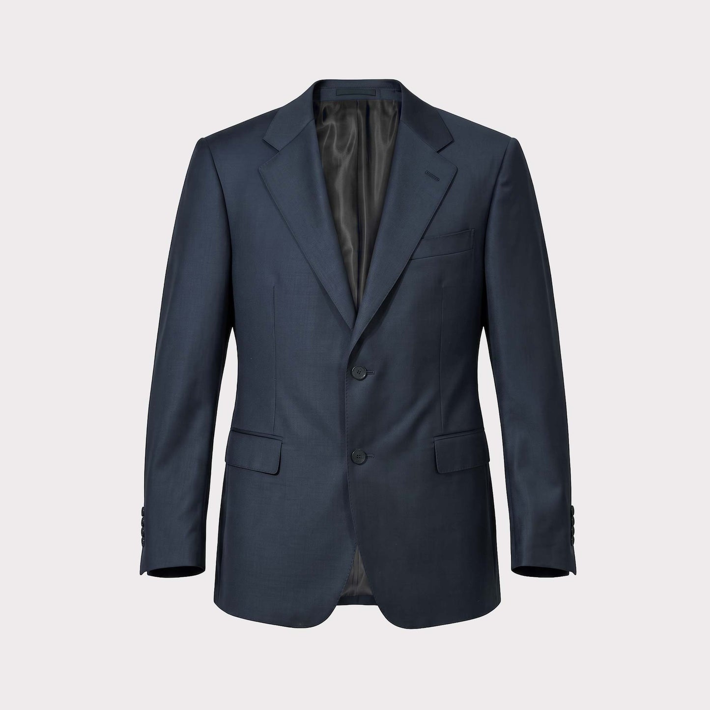 Classic Wool Suit Jacket - Grey