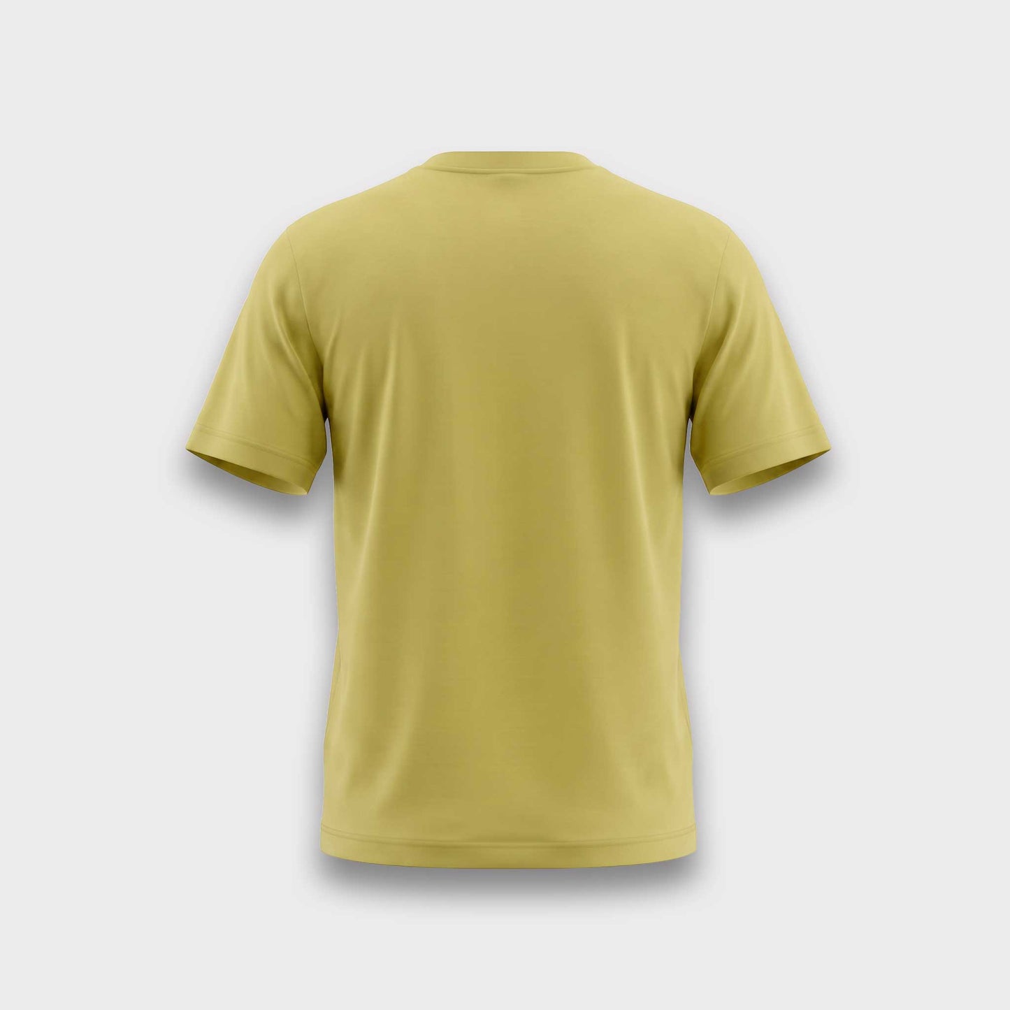 Supima Cotton Crew Neck T-Shirt - Yellow