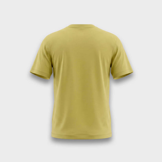 Supima Cotton Crew Neck T-Shirt - Yellow