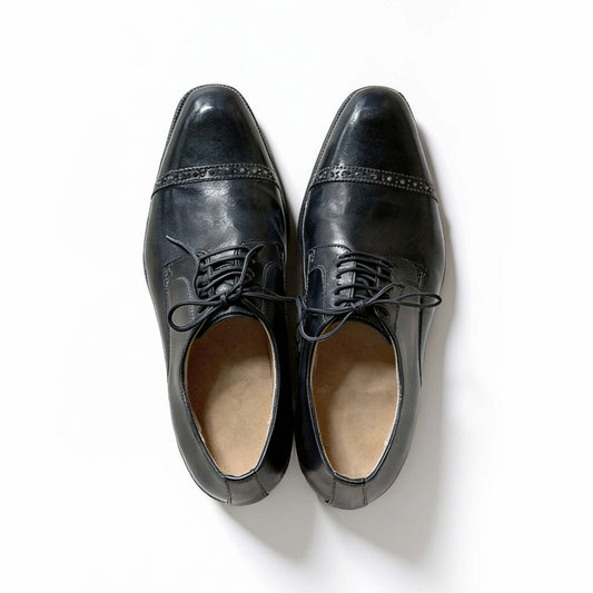 Black Classic Derby Shoes
