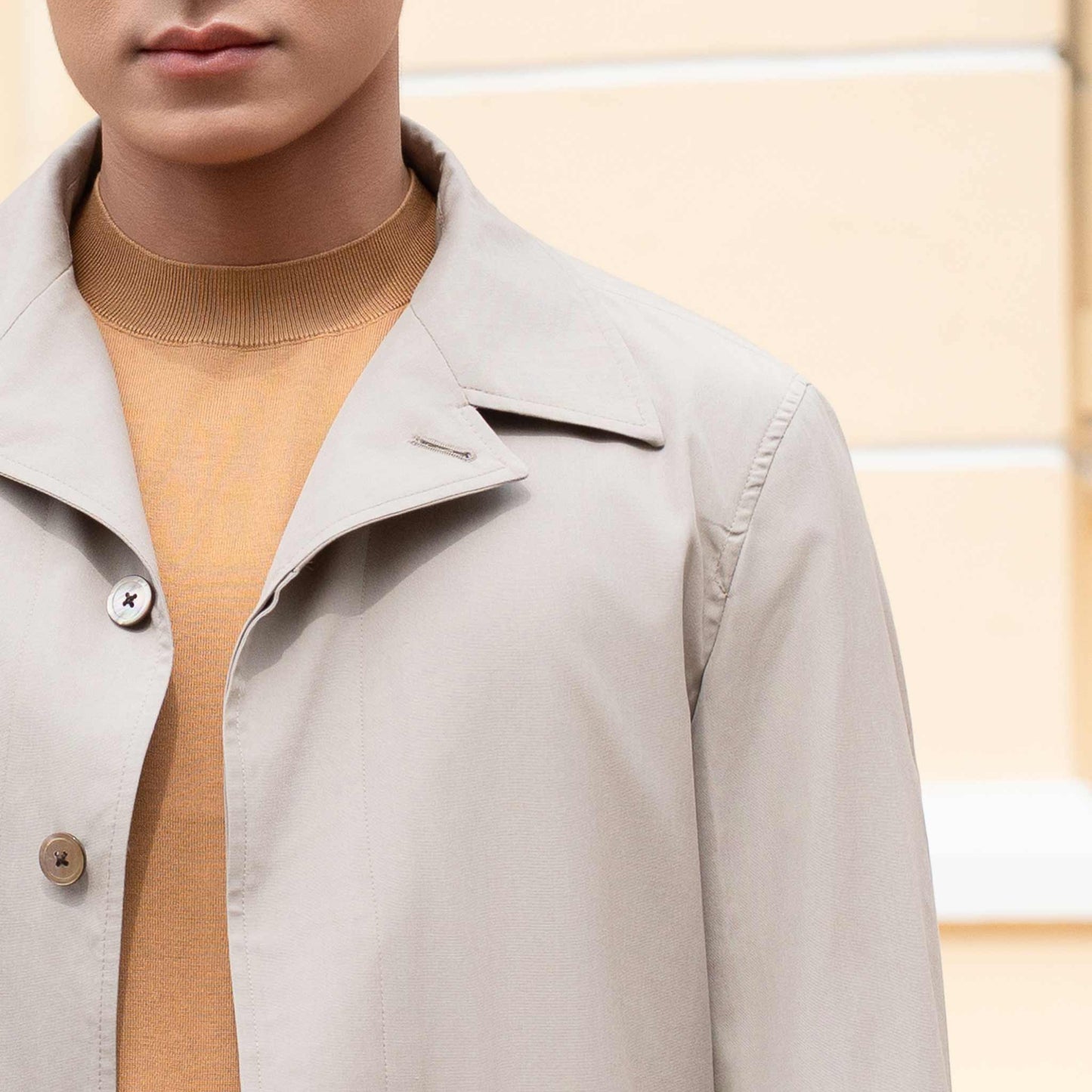 Ring Jacket Safari Jacket - Beige