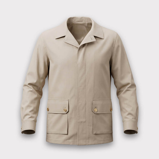 Ring Jacket Safari Jacket - Beige
