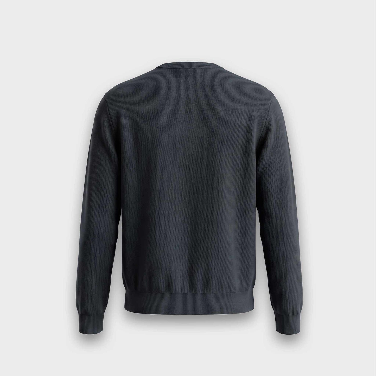 Classic Crew-Neck Sweater - Black