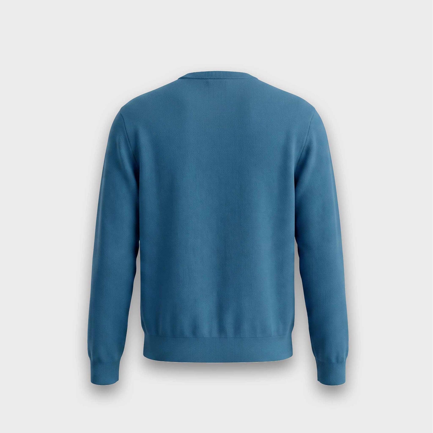 Classic Crew-Neck Sweater - Blue