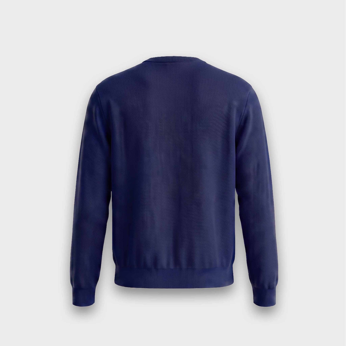 Classic Crew-Neck Sweater - Dark Blue