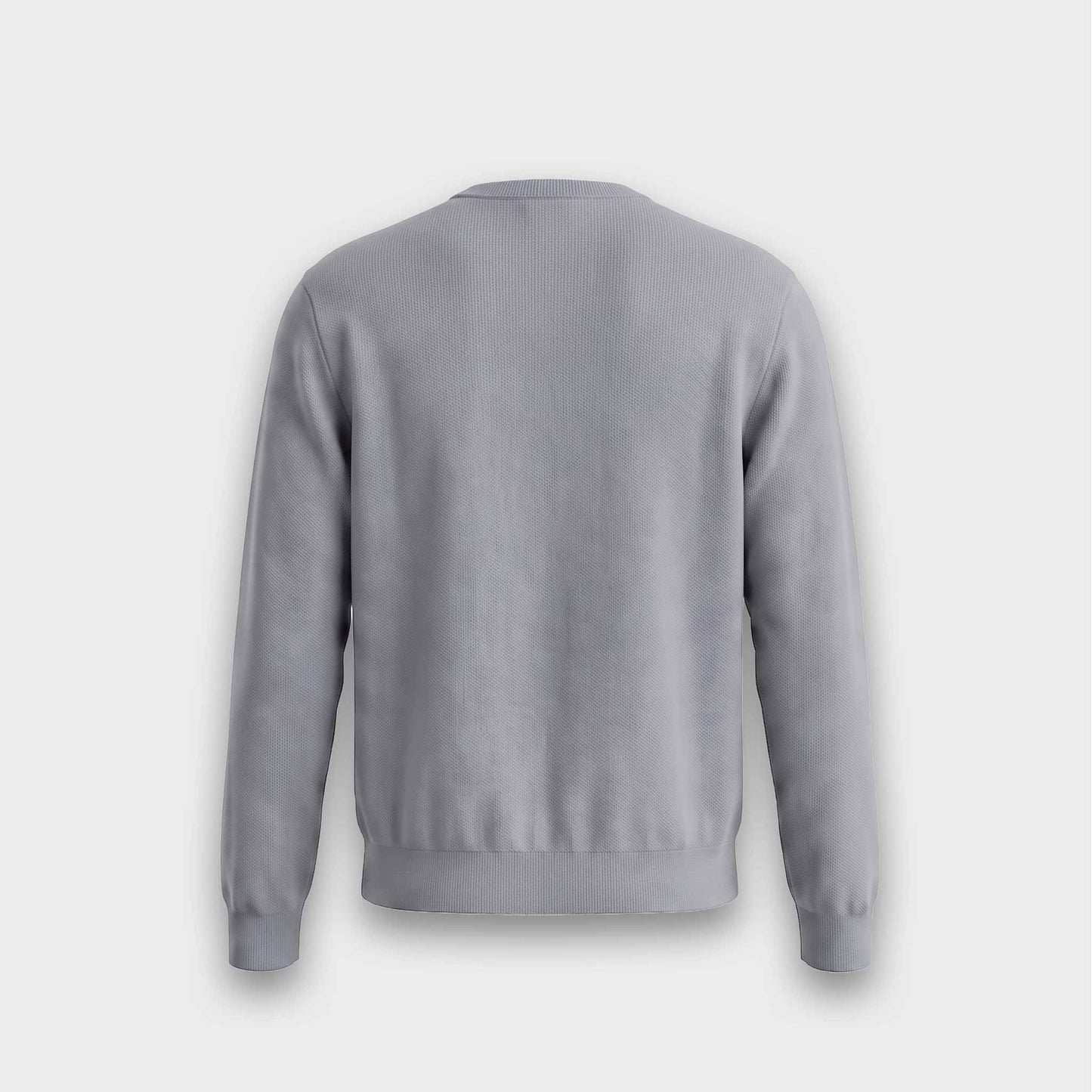 Classic Crew-Neck Sweater - Grey