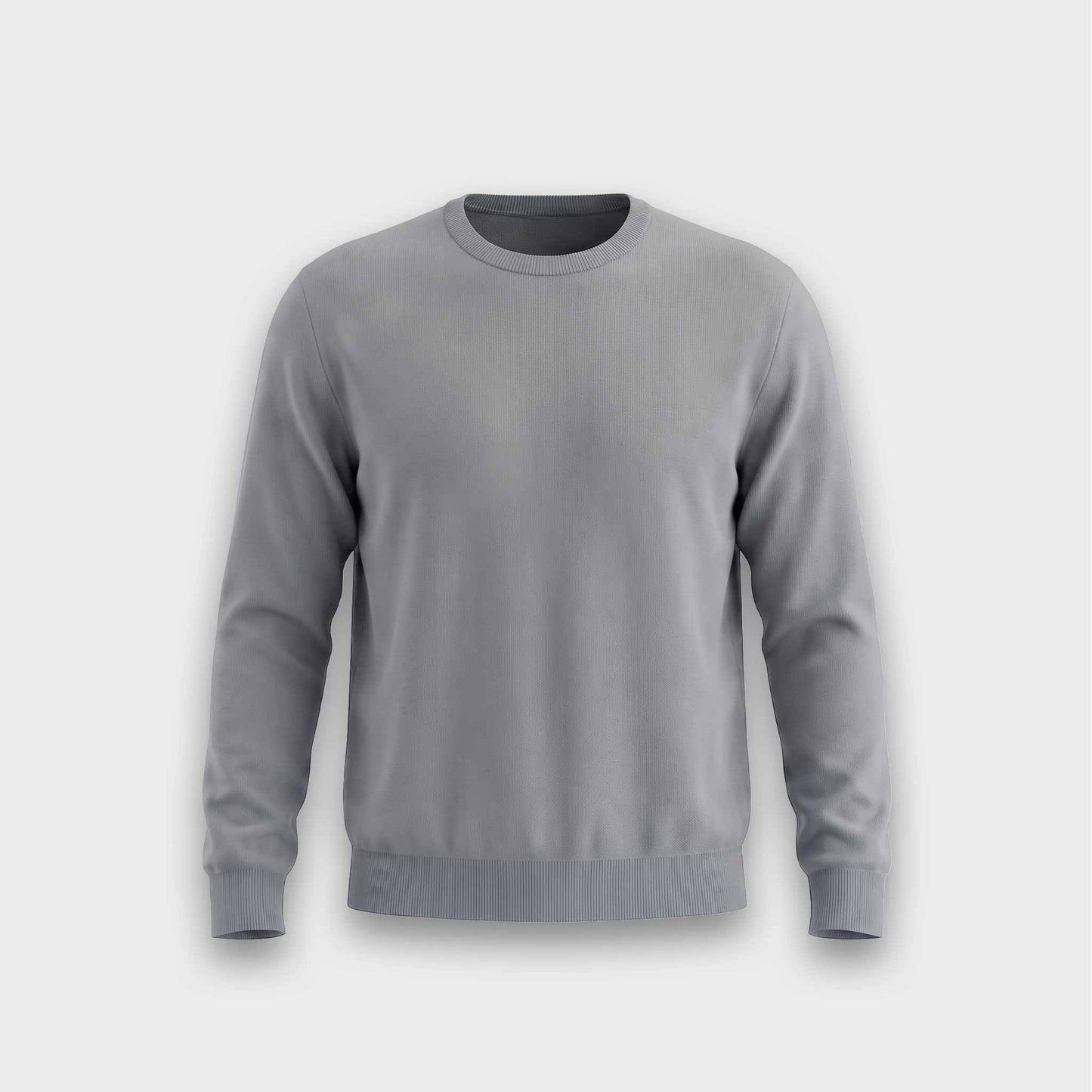 Classic Crew-Neck Sweater - Grey