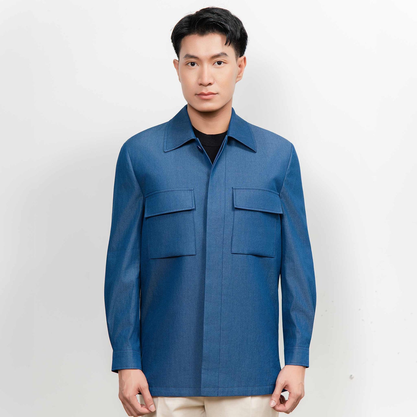 2 Front-Pocket Utility Over-shirt