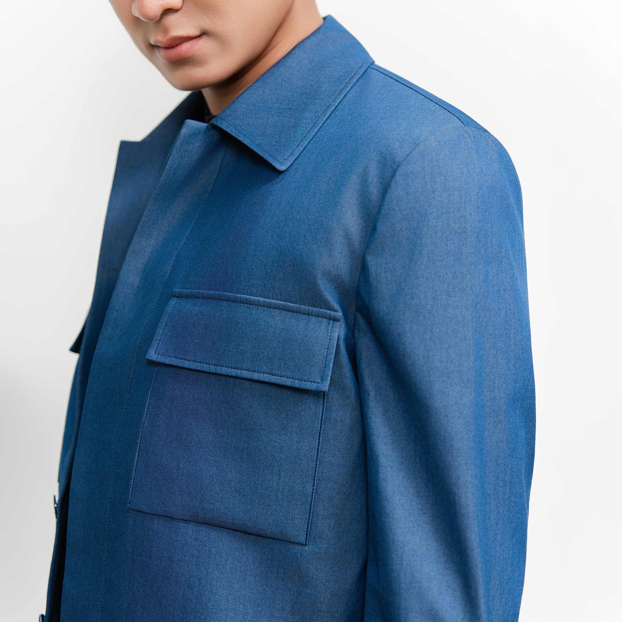 2 Front-Pocket Utility Over-shirt