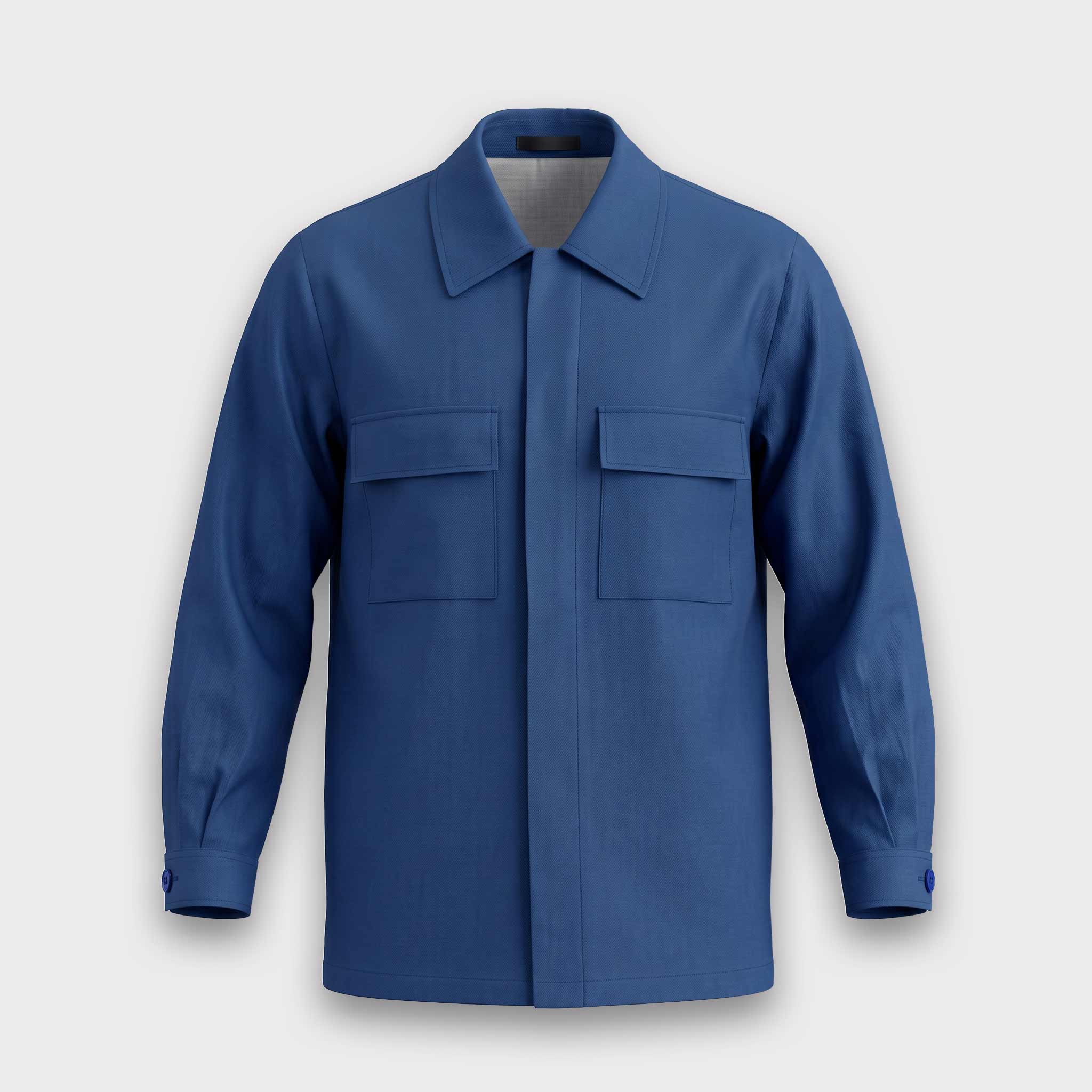 2 Front-Pocket Utility Over-shirt