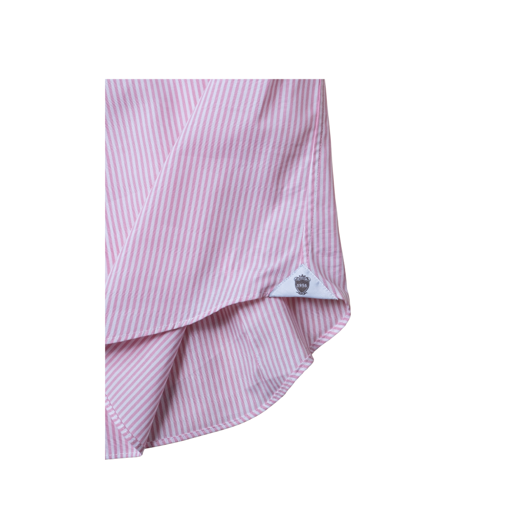 Pink Stripe Formal Long Sleeve Shirt